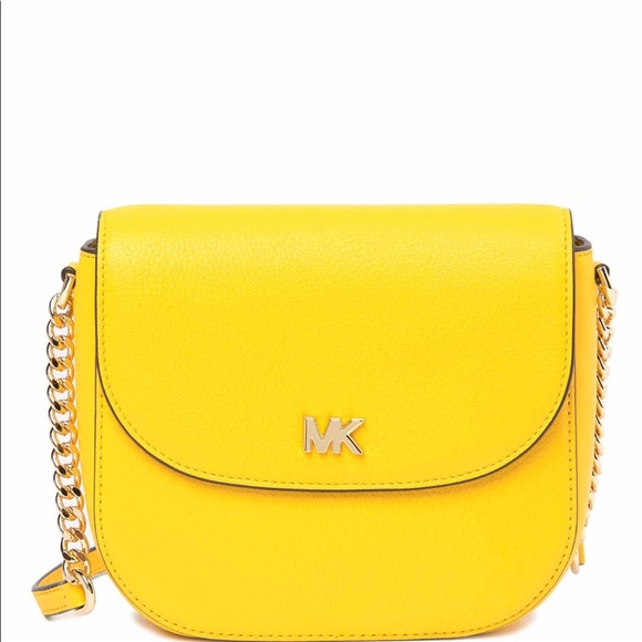 MICHAEL Michael Kors Handbags - MK Mott Half Dome Leather Crossbody.